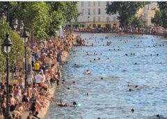 França tem fim de onda de calor intensa, mas segue em alerta sanitário